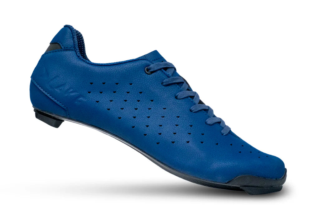 Lake CX21C Road Shoe - Wide - Blue-Black Clarino