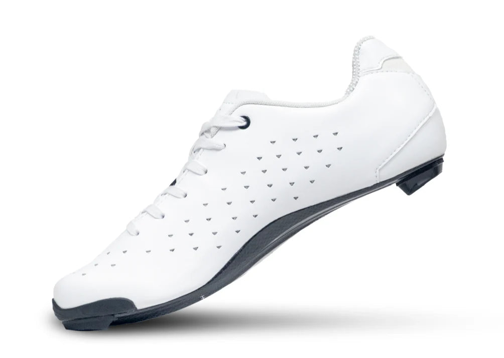 Lake CX21C Road Shoe - White Clarino