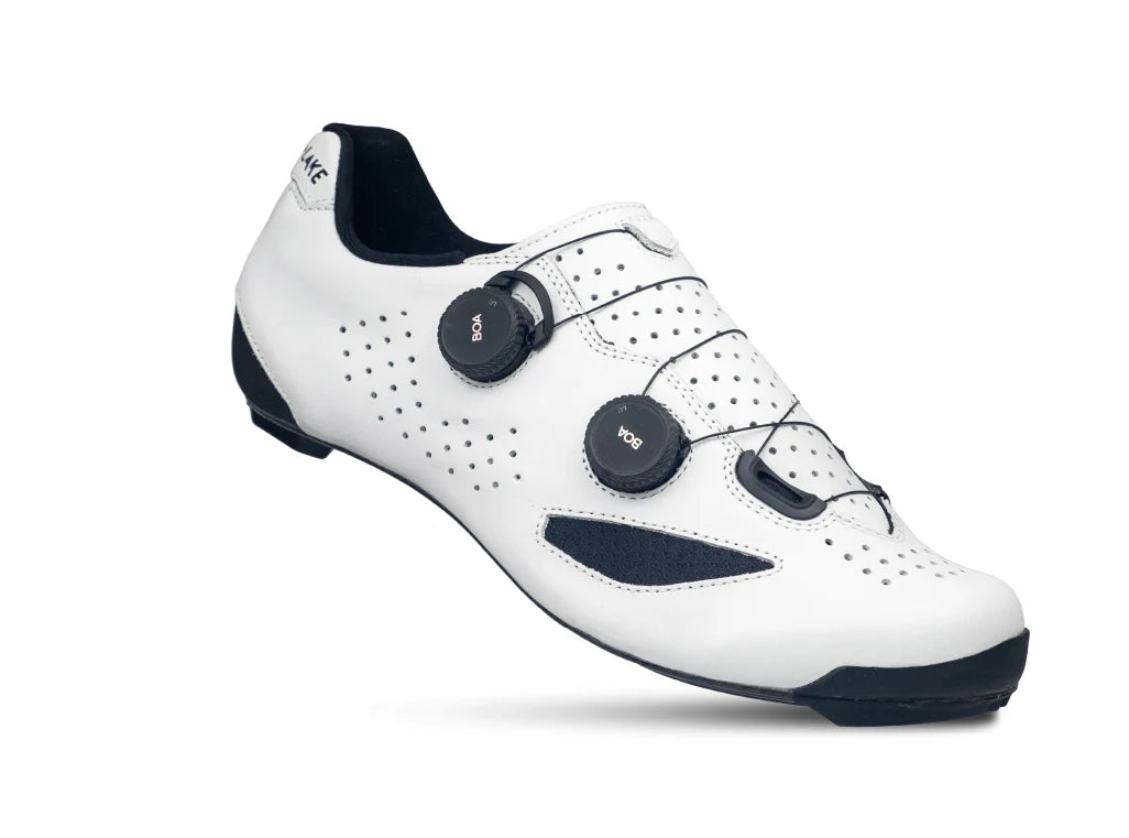 Lake CX239 Road Shoe - White-Black