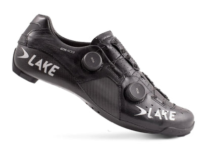 Lake CX403 Road Shoe - Black-Silver