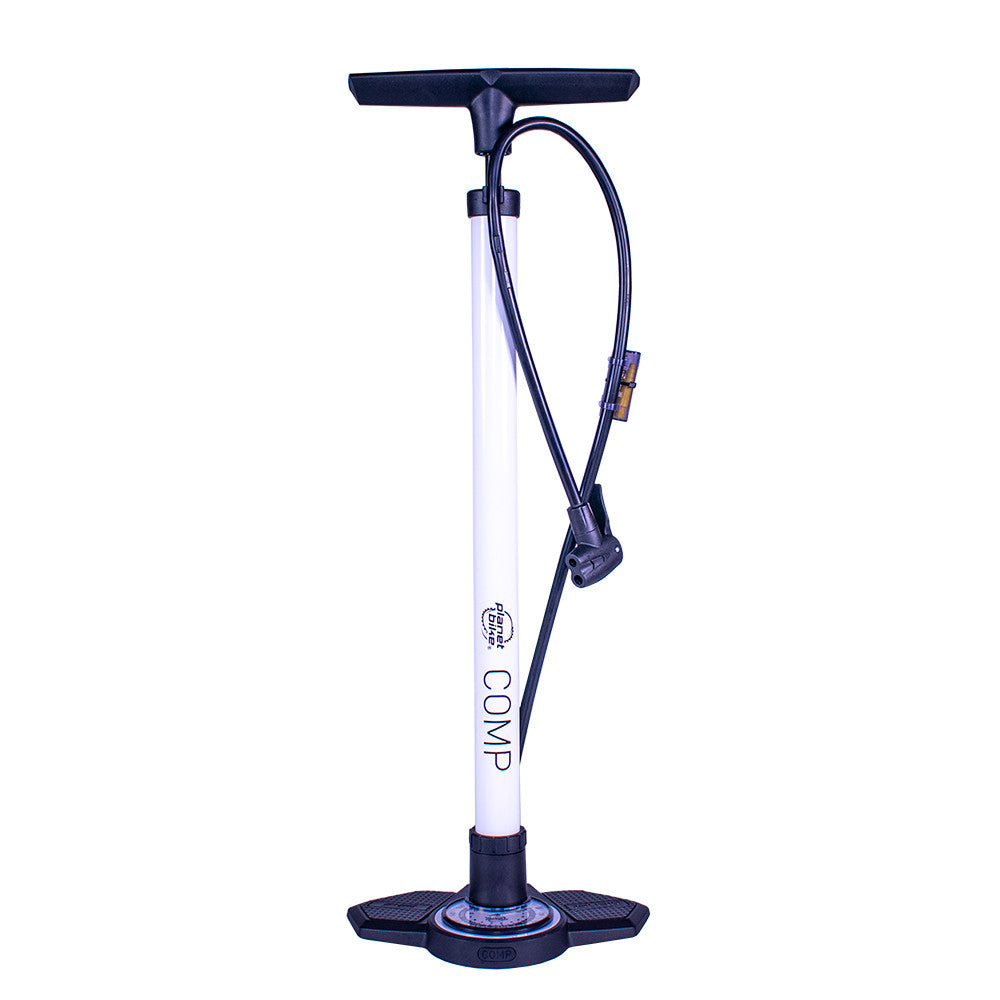 Planet bike Comp 2.0 Floor Pump - White