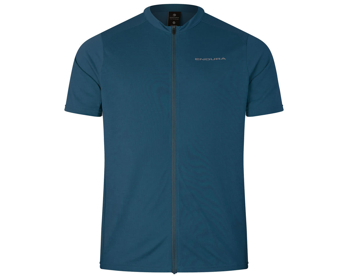 Endura Loop Short Sleeve Zipped MTB Jersey - Barra Blue
