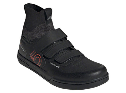 Five Ten Freerider Pro Mid VCS Flat Pedal Shoe - Core Black-Solar Red-Gray Three - 2023