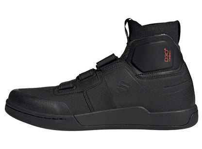 Five Ten Freerider Pro Mid VCS Flat Pedal Shoe - Core Black-Solar Red-Gray Three - 2023