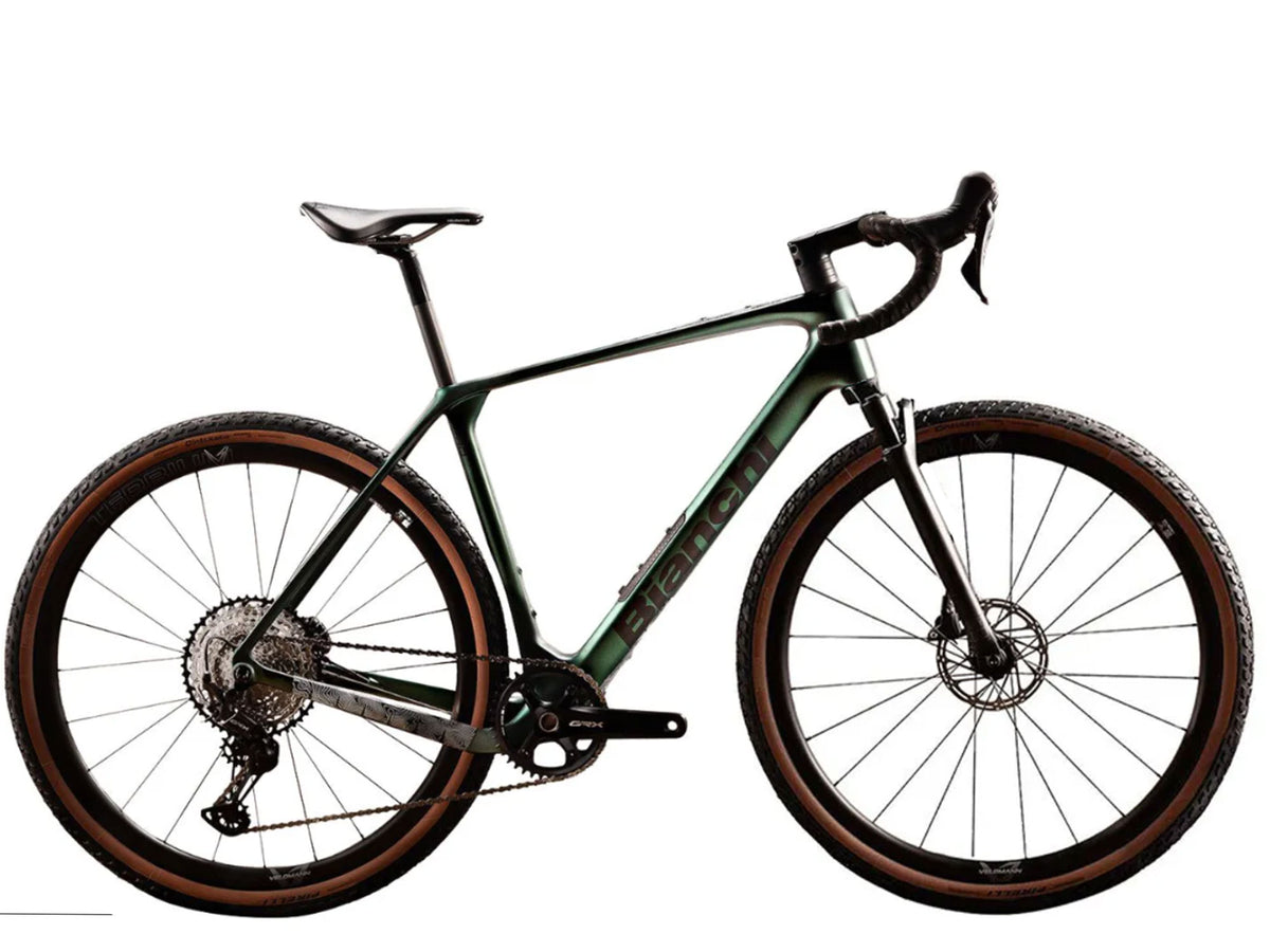 Bianchi Arcadex Pro 700c - Apex/GX AXS Disc - Forest Green-Graphite Matt