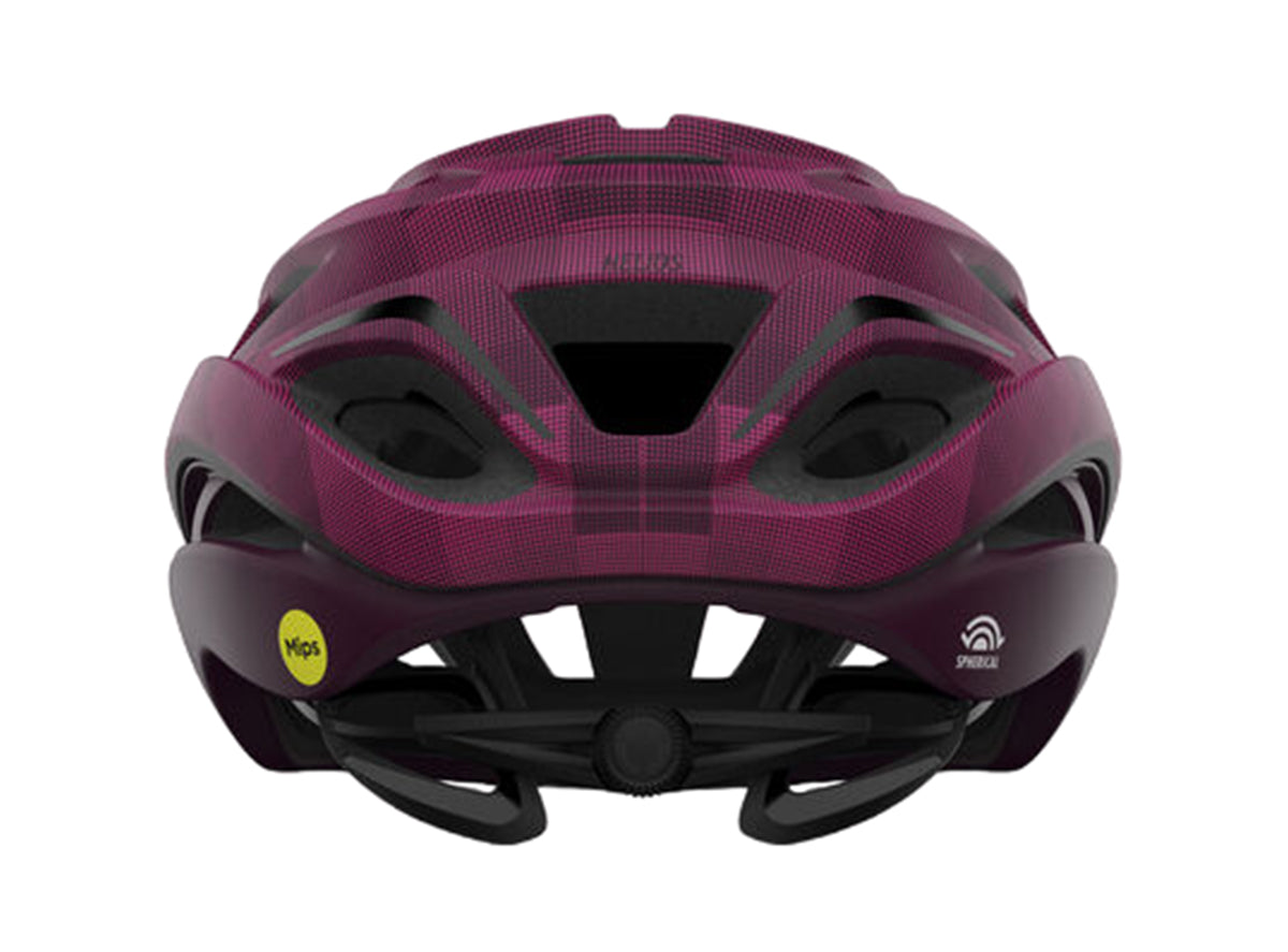 Giro Helios Spherical Road Helmet - Matt Dark Cherry Towers