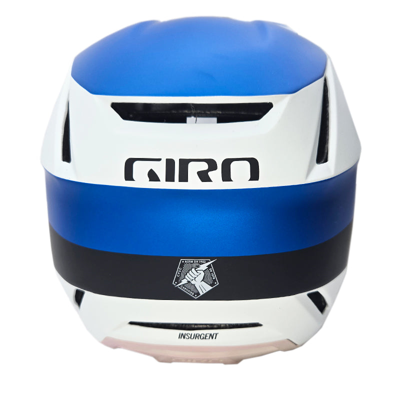 Giro Insurgent Spherical Full Face Helmet - Matte White-Ano Blue