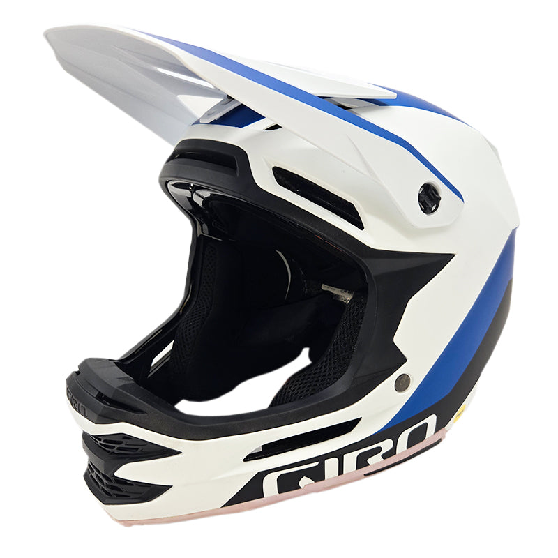 Giro Insurgent Spherical Full Face Helmet - Matte White-Ano Blue