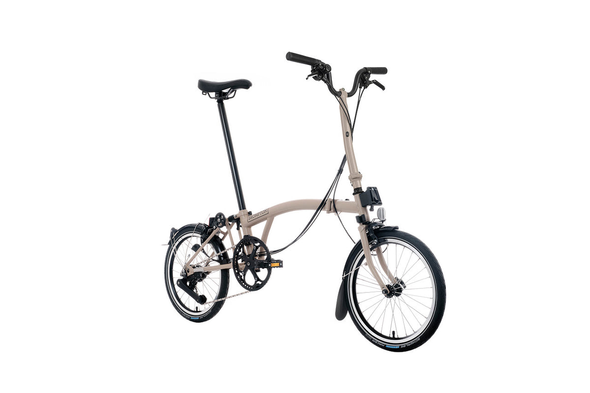 Brompton C Line 12-Speed - Dune Sand