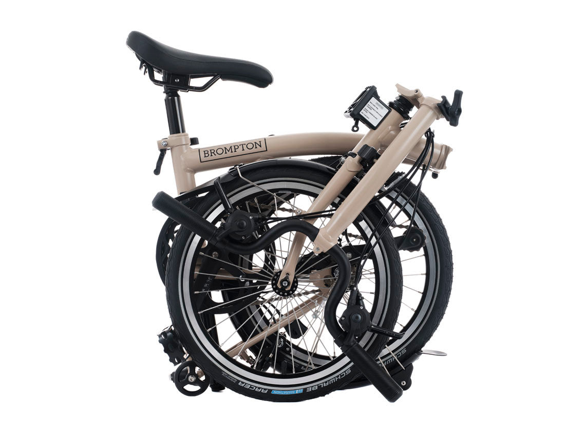 Brompton C Line 12-Speed - Dune Sand