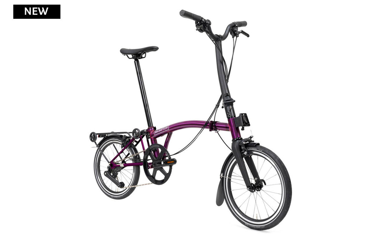 Brompton P Line 12-Speed - Amethyst Lacquer