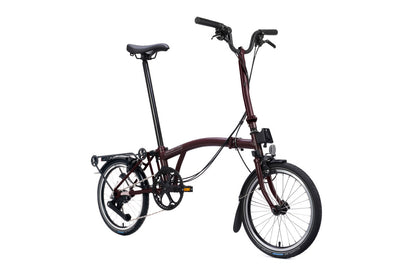 Brompton C Line 12-Speed - Plum Red