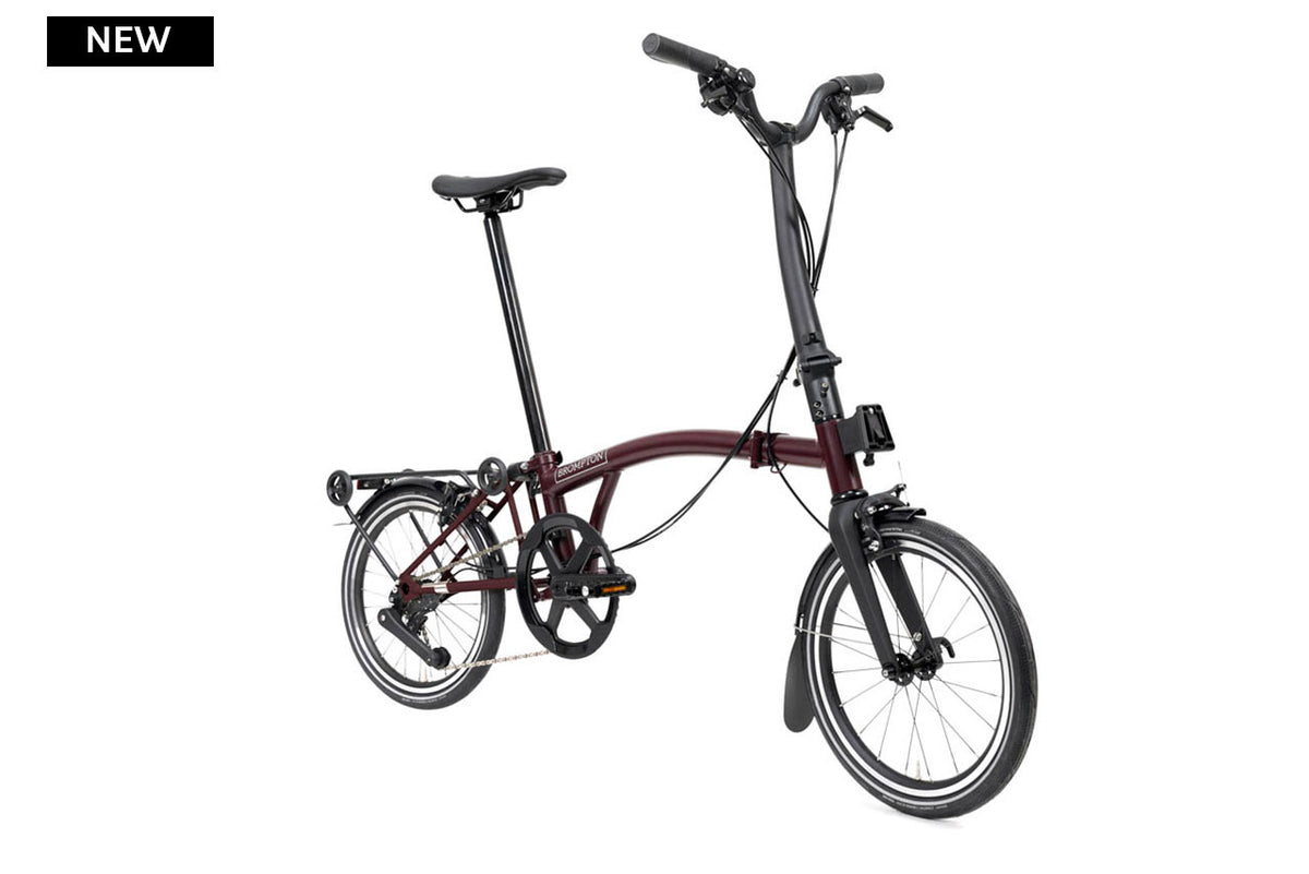 Brompton P Line 12-Speed - Plum Red
