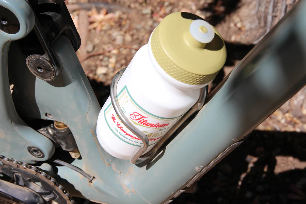 King Cage Titanium High Life Water Bottle - 600ml - White
