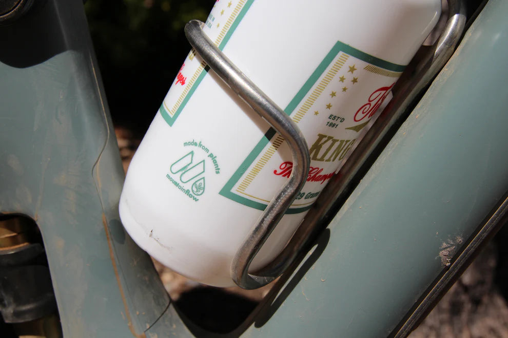 King Cage Titanium High Life Water Bottle - 600ml - White