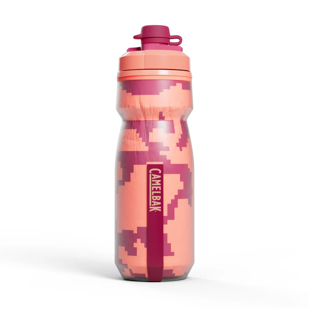 Camelbak Podium Chill Water Bottle - Dirt Series - 21oz - Berry Digi Camo