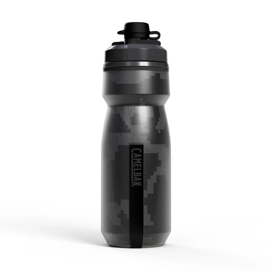 Camelbak Podium Chill Water Bottle - Dirt Series - 21oz - Black Digi Camo