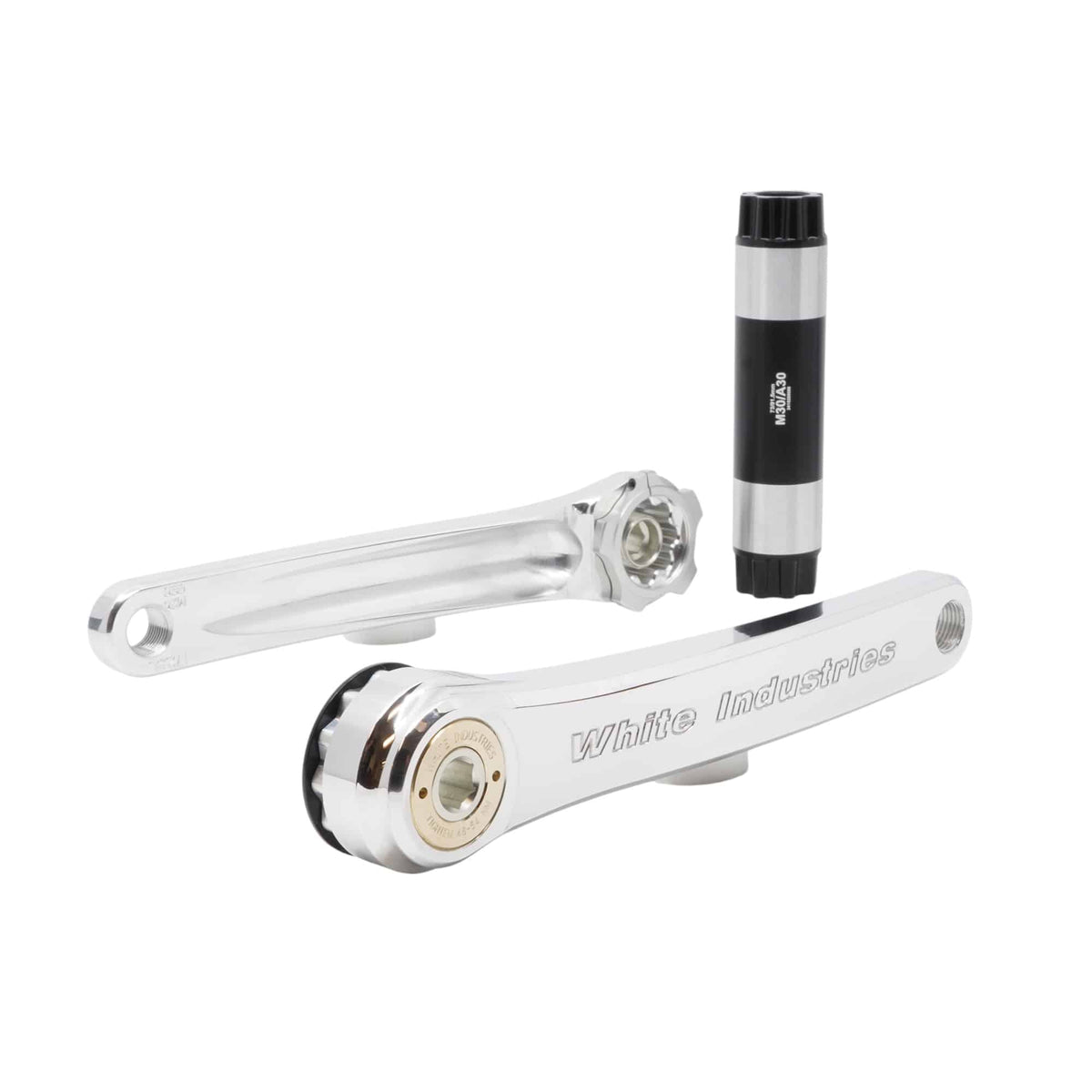 White Industries M30 Mountain Crank - Silver-Bronze