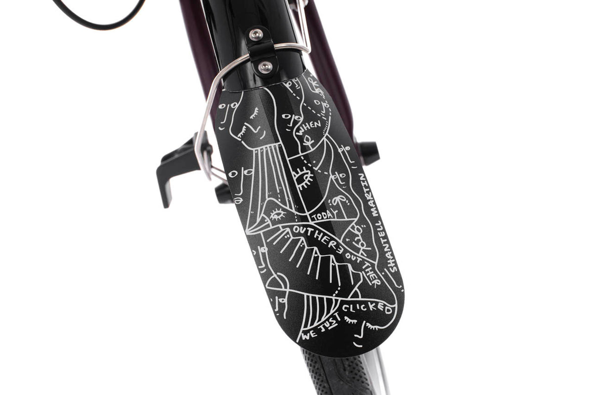 Brompton X Shantell Martin P Line 4-Speed - Gloss White