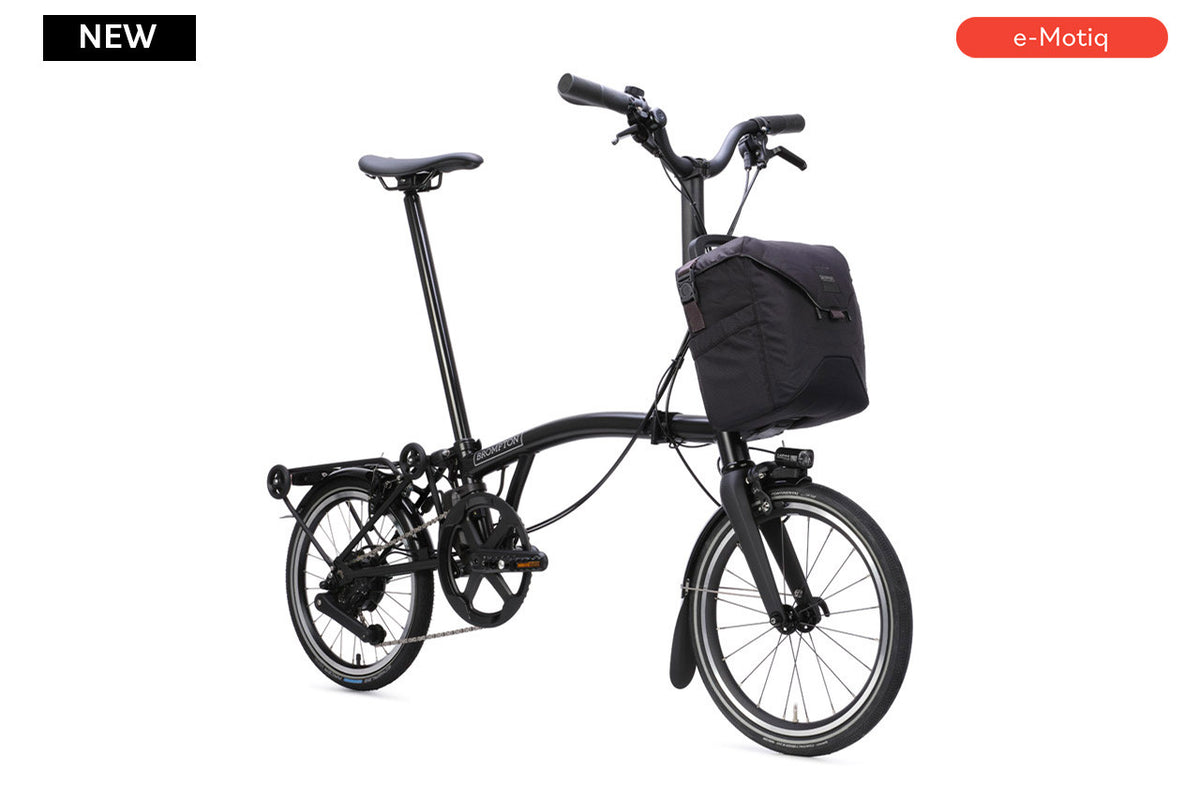 Brompton Electric P Line 4-Speed - Matt Black