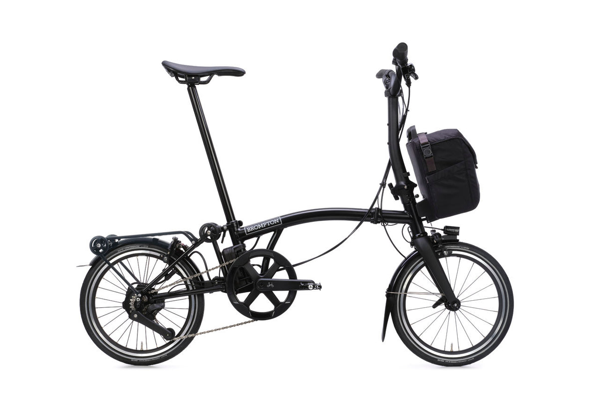 Brompton Electric P Line 4-Speed - Matt Black
