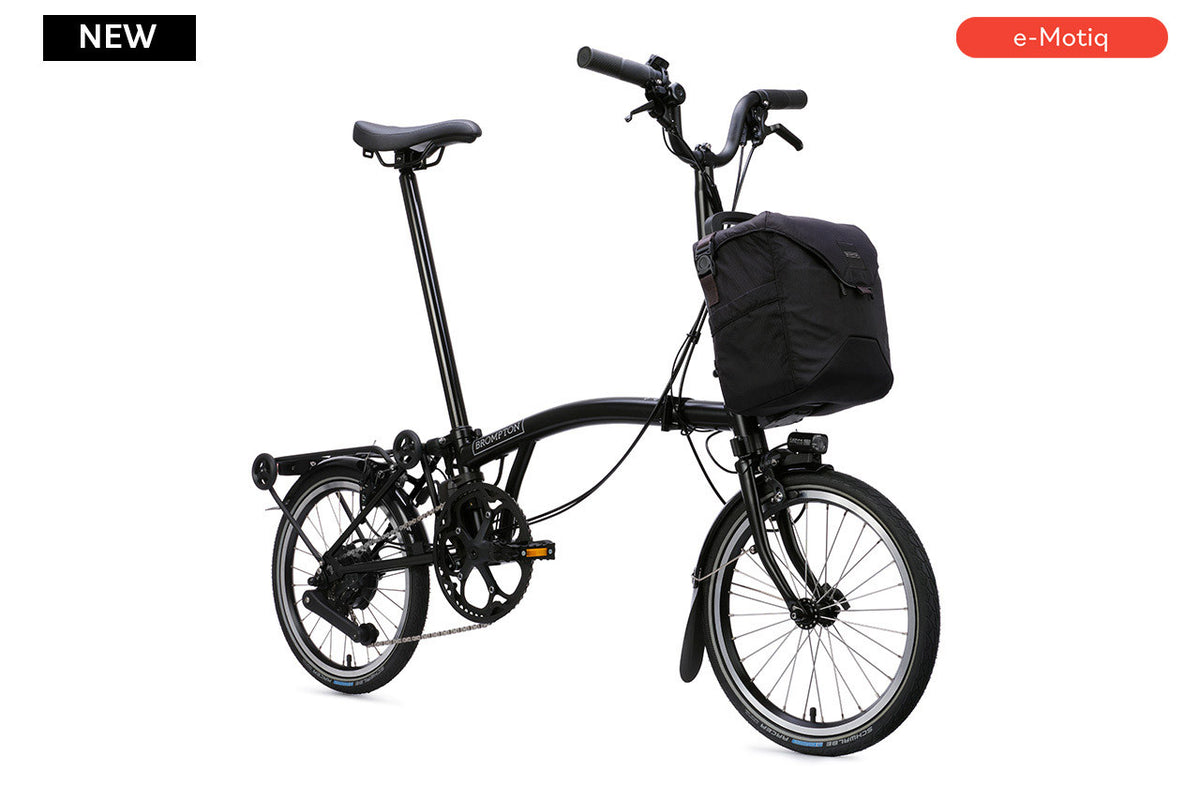 Brompton Electric C Line 4-Speed - Matt Black