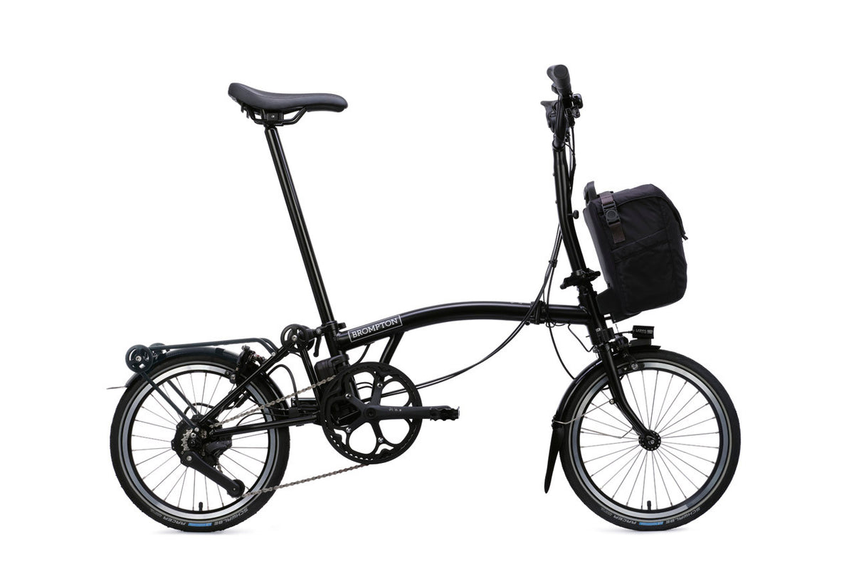 Brompton Electric C Line 4-Speed - Matt Black