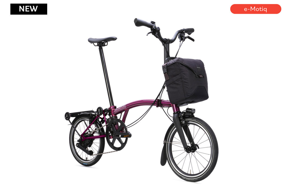 Brompton Electric P Line 4-Speed - Amethyst Lacquer