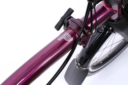 Brompton Electric P Line 4-Speed - Amethyst Lacquer