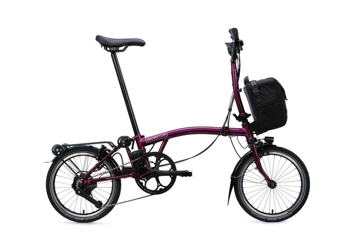 Brompton Electric C Line 4-Speed - Amethyst Lacquer