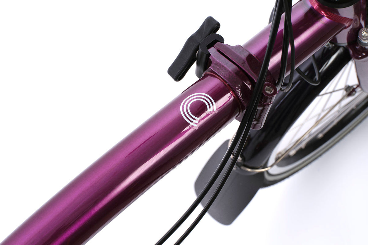 Brompton Electric C Line 4-Speed - Amethyst Lacquer