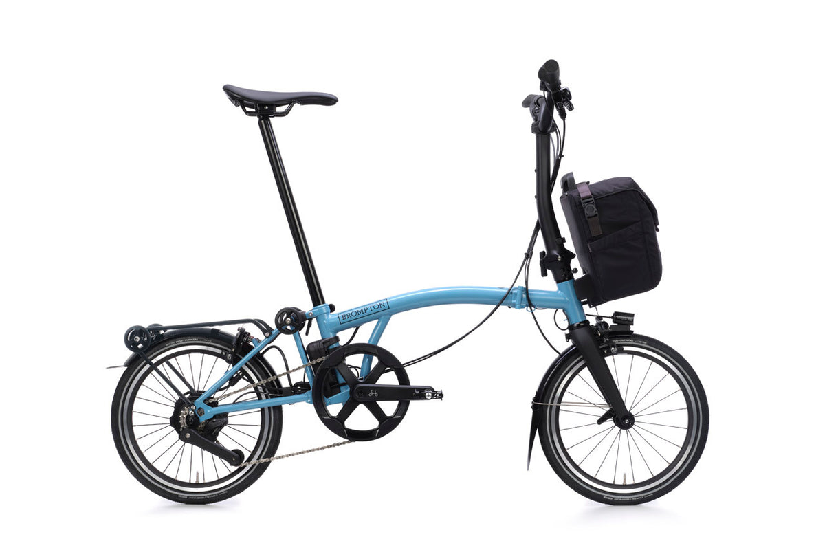 Brompton Electric P Line 4-Speed - Cloud Metallic