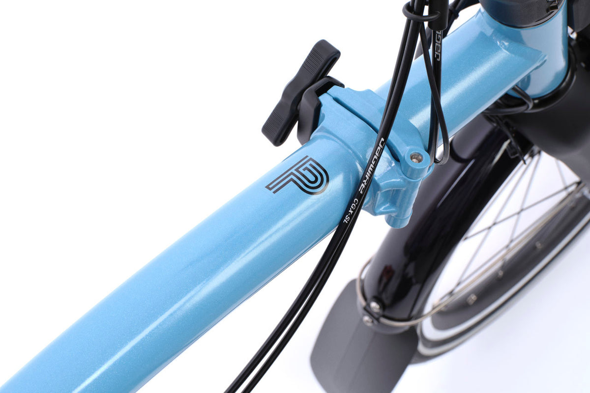Brompton Electric P Line 4-Speed - Cloud Metallic