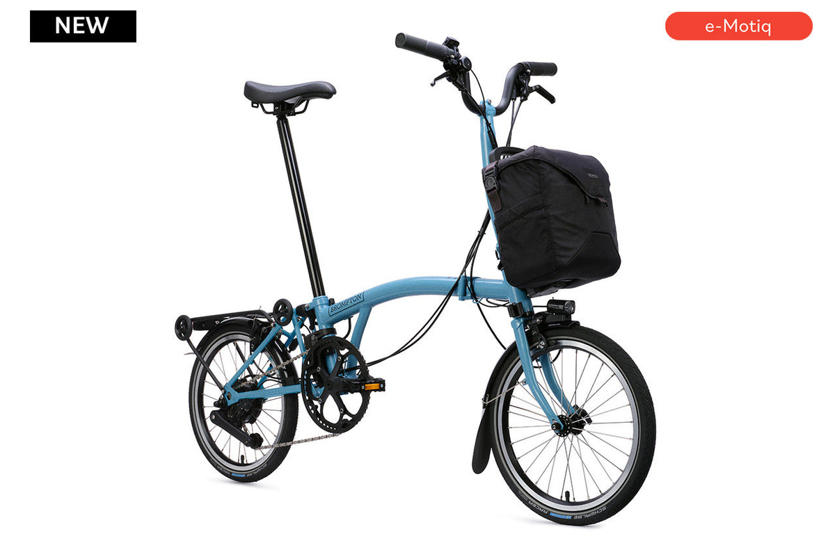 Brompton Electric C Line 4-Speed - Cloud Metallic