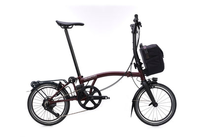 Brompton Electric P Line 4-Speed - Plum Red