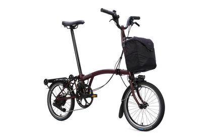 Brompton Electric C Line 4-Speed - Plum Red