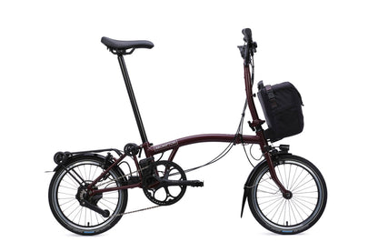 Brompton Electric C Line 4-Speed - Plum Red