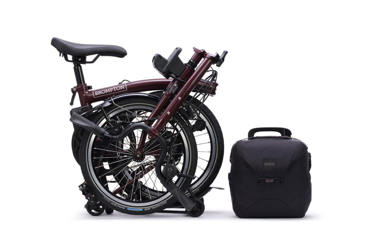 Brompton Electric C Line 4-Speed - Plum Red