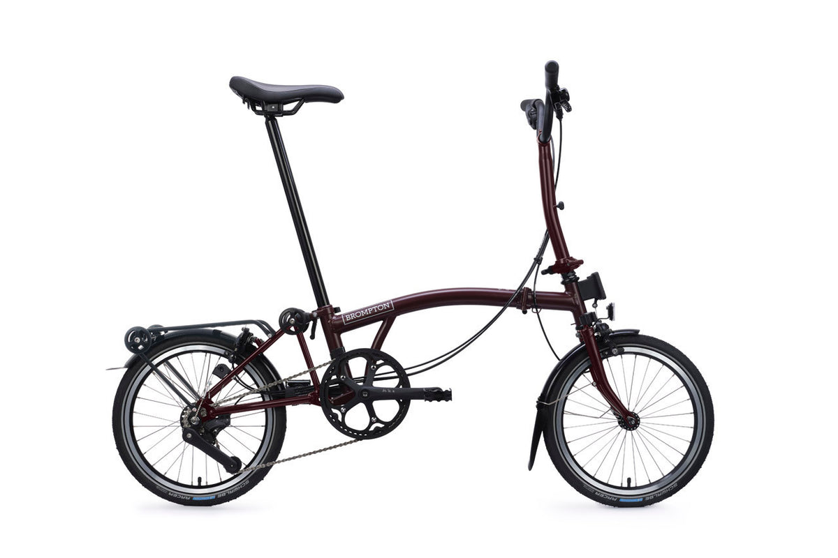 Brompton C Line 4-Speed - Plum Red