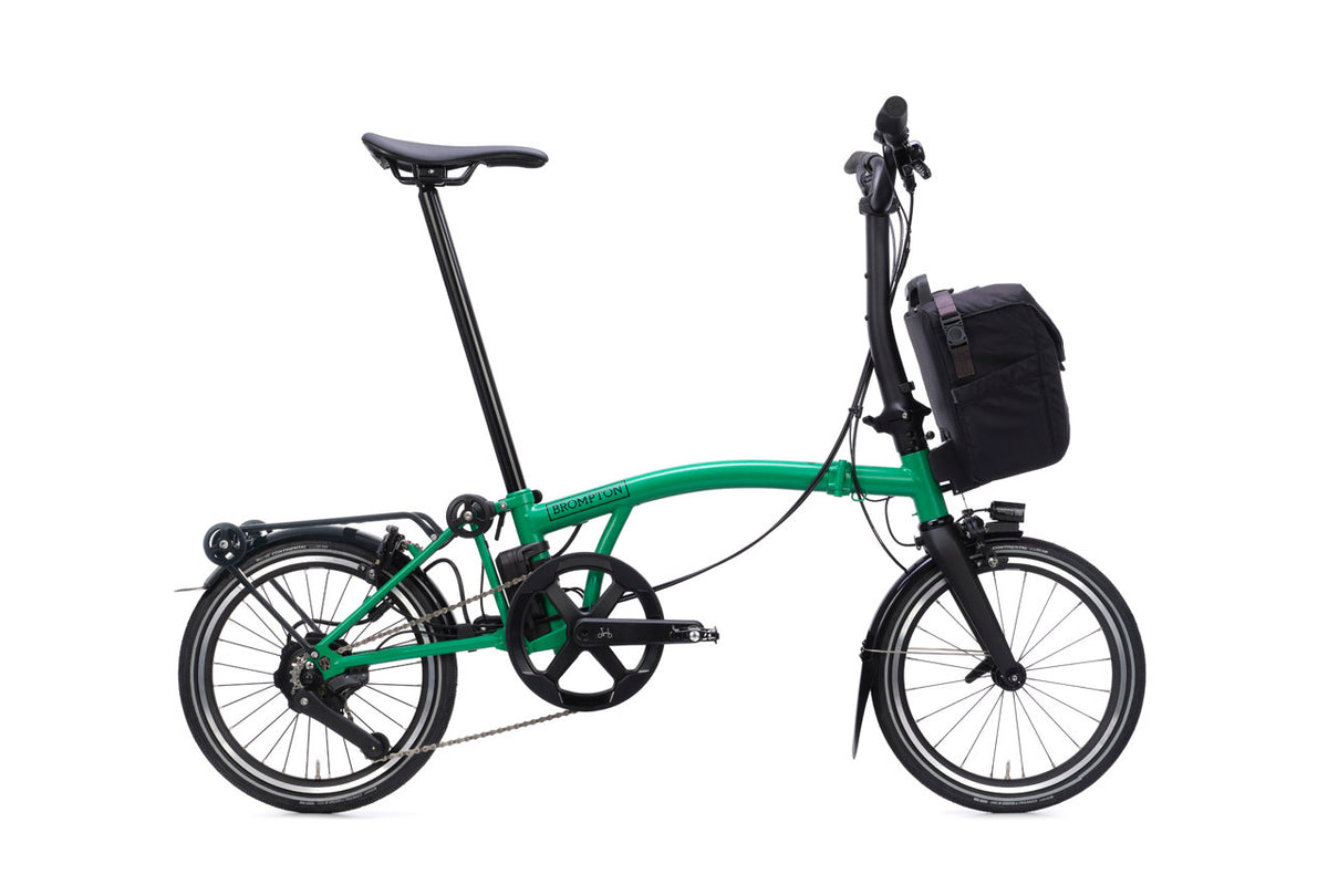 Brompton Electric P Line 4-Speed - Palm Green