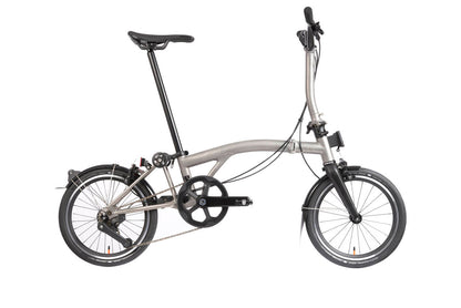 Brompton T Line 12-Speed - Blasted Ti