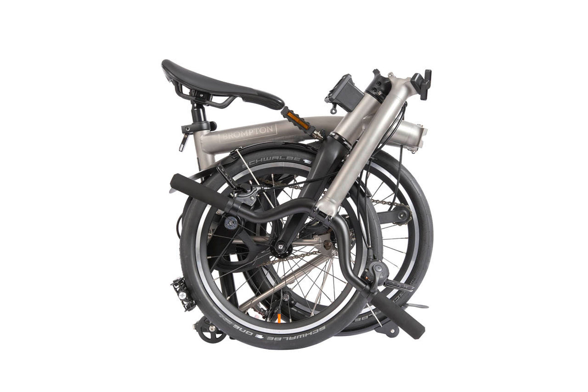 Brompton T Line 12-Speed - Blasted Ti