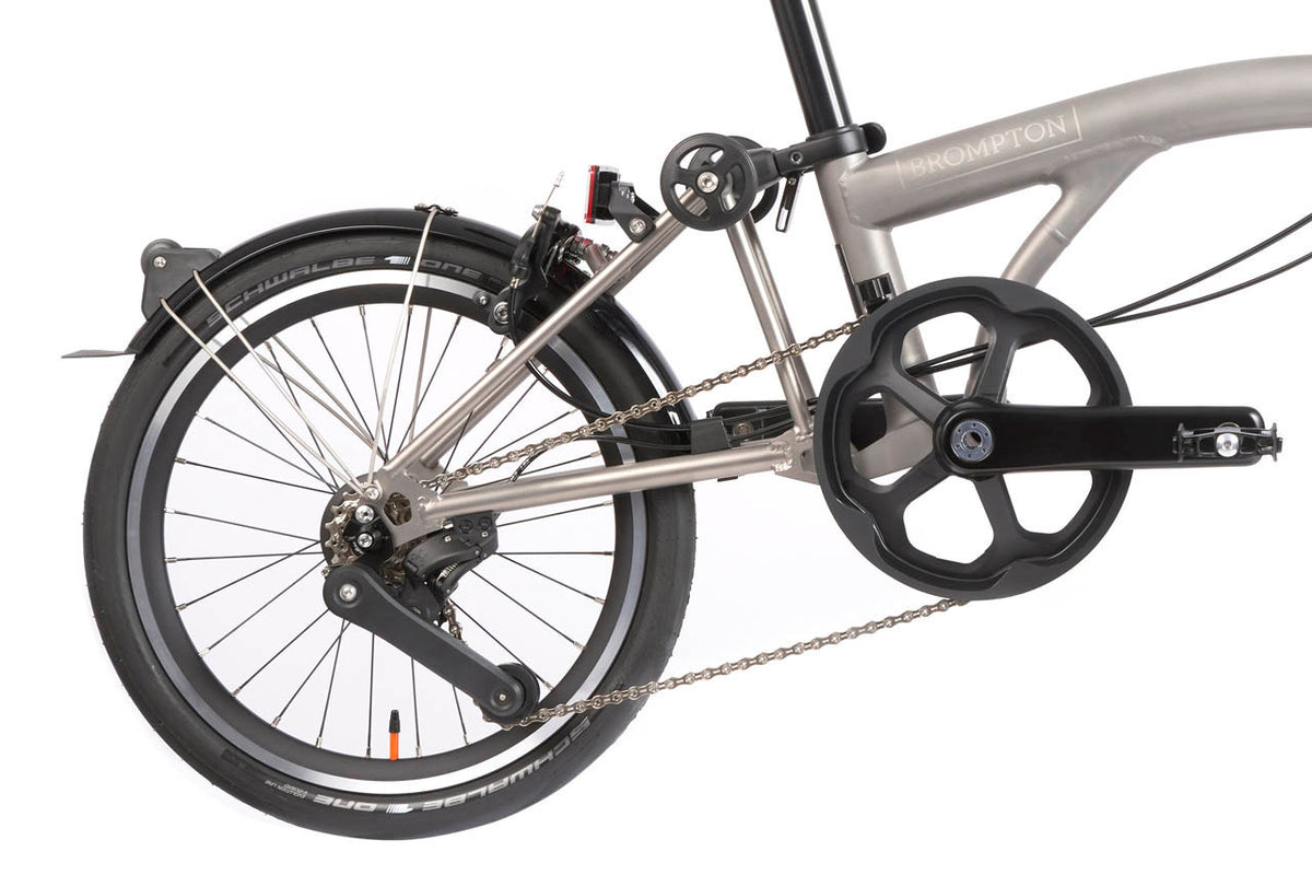 Brompton T Line 12-Speed - Blasted Ti