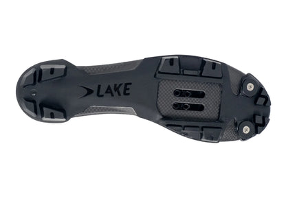 Lake MX30G Gravel Shoe - Narrow - White Clarino