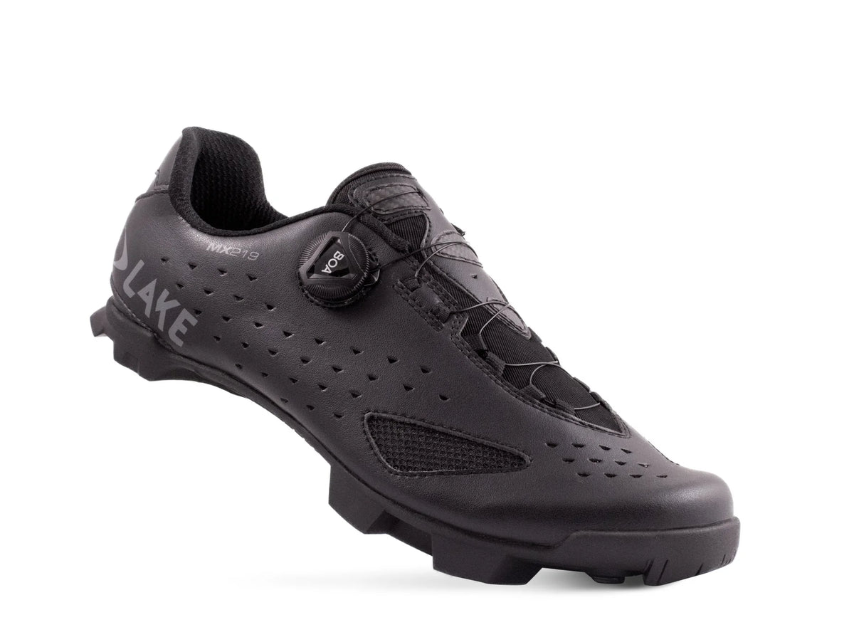 Lake MX219 MTB Shoe - Black-Gray