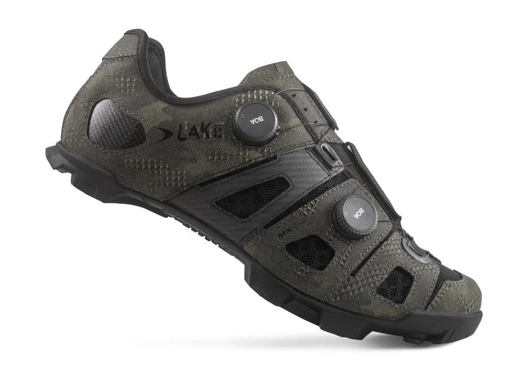 Lake MX242 MTB Shoe - Bio Camo-Black
