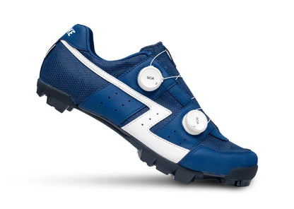 Lake MX30G Gravel Shoe - Wide - Mesh Blue-White