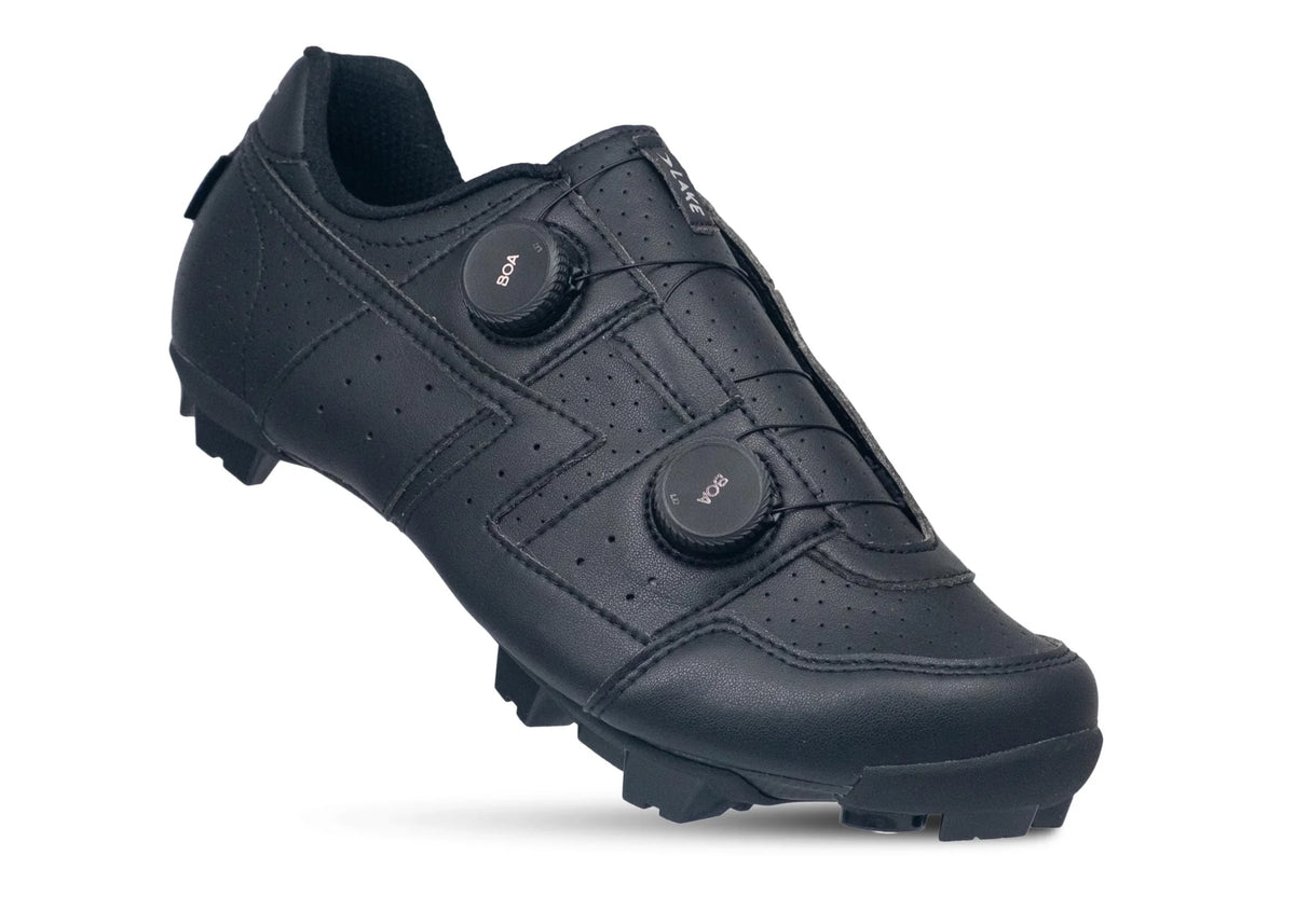 Lake MX30G Gravel Shoe - Narrow - Black-Black