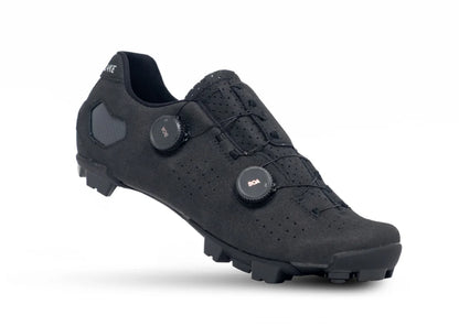 Lake MX333 MTB Shoe - Narrow - Black-Silver