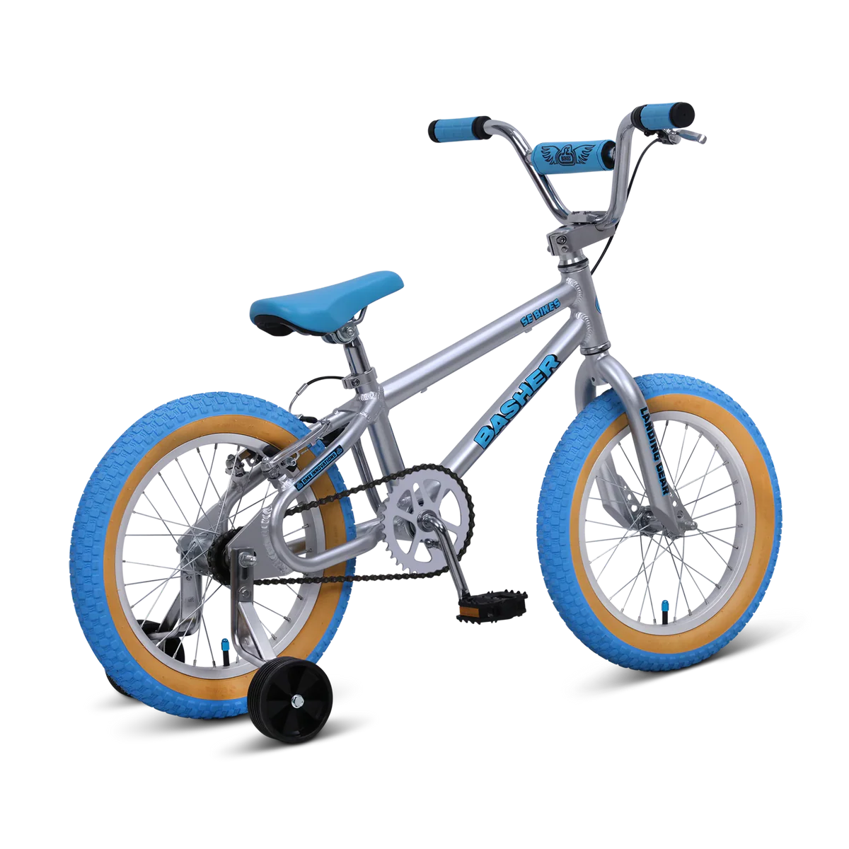 SE Bikes Basher 16" - Silver Streak
